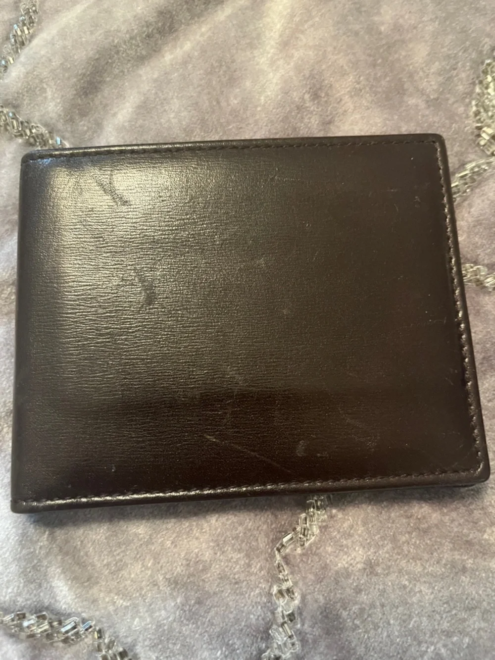 Bedat & CoMen's Leather Card & Key Holder Wallet - Dark Brown